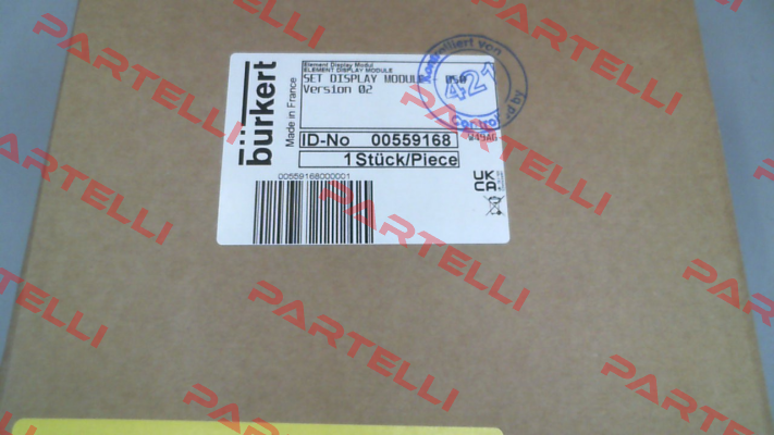 p/n: 00559168, Type: 8222 Burkert