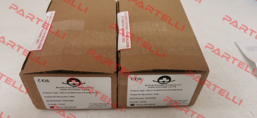 725I-21-S-2500-D-HV-3-F-N-SX-N-CE Encoder Products Co