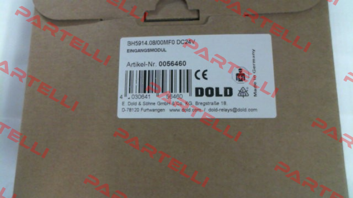 p/n: 0056460, Type: BH5914.08/00MF0 DC24V Dold