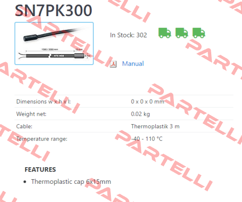 SN7PK300  Dixell