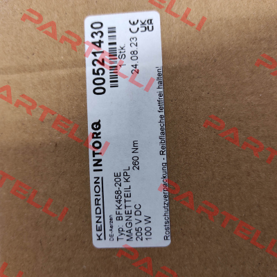 00521430 /  KPL BFK458-20E 205V 260NM Kendrion