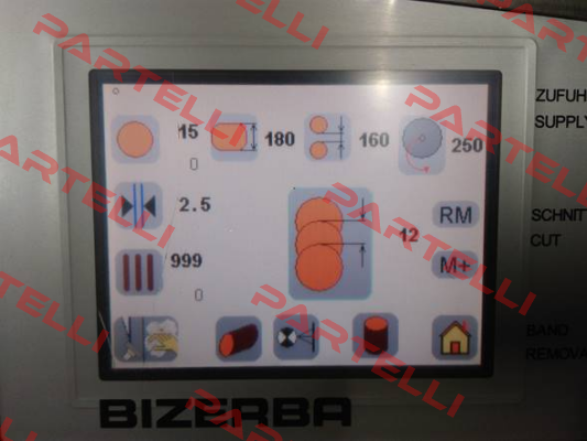 TOUCH-PANEL KPL. A500 Bizerba