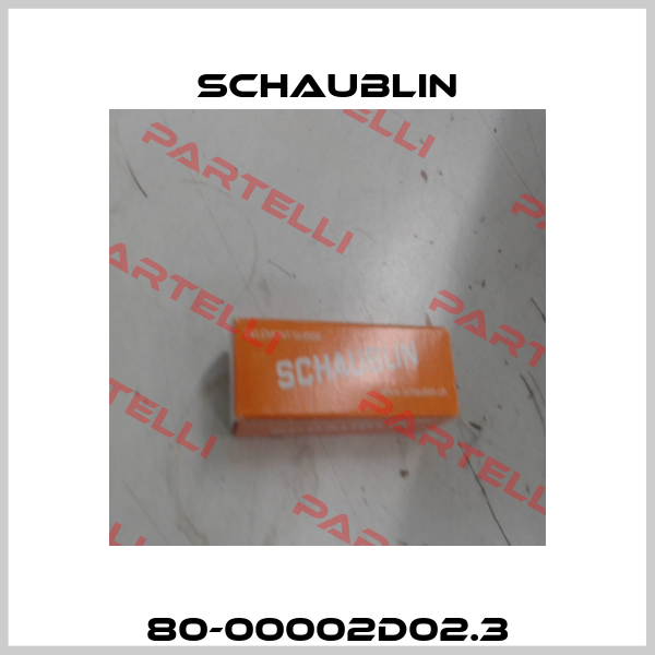 80-00002D02.3 Schaublin