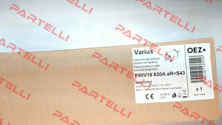 OEZ:13701 / P50V16S 630A aR OEZ